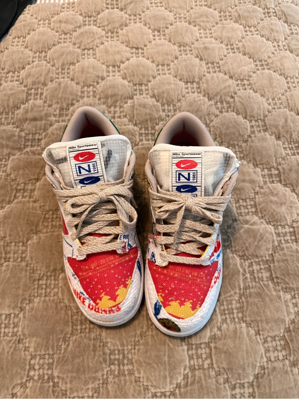 Nike Red, White & Blue Graphic Sneakers